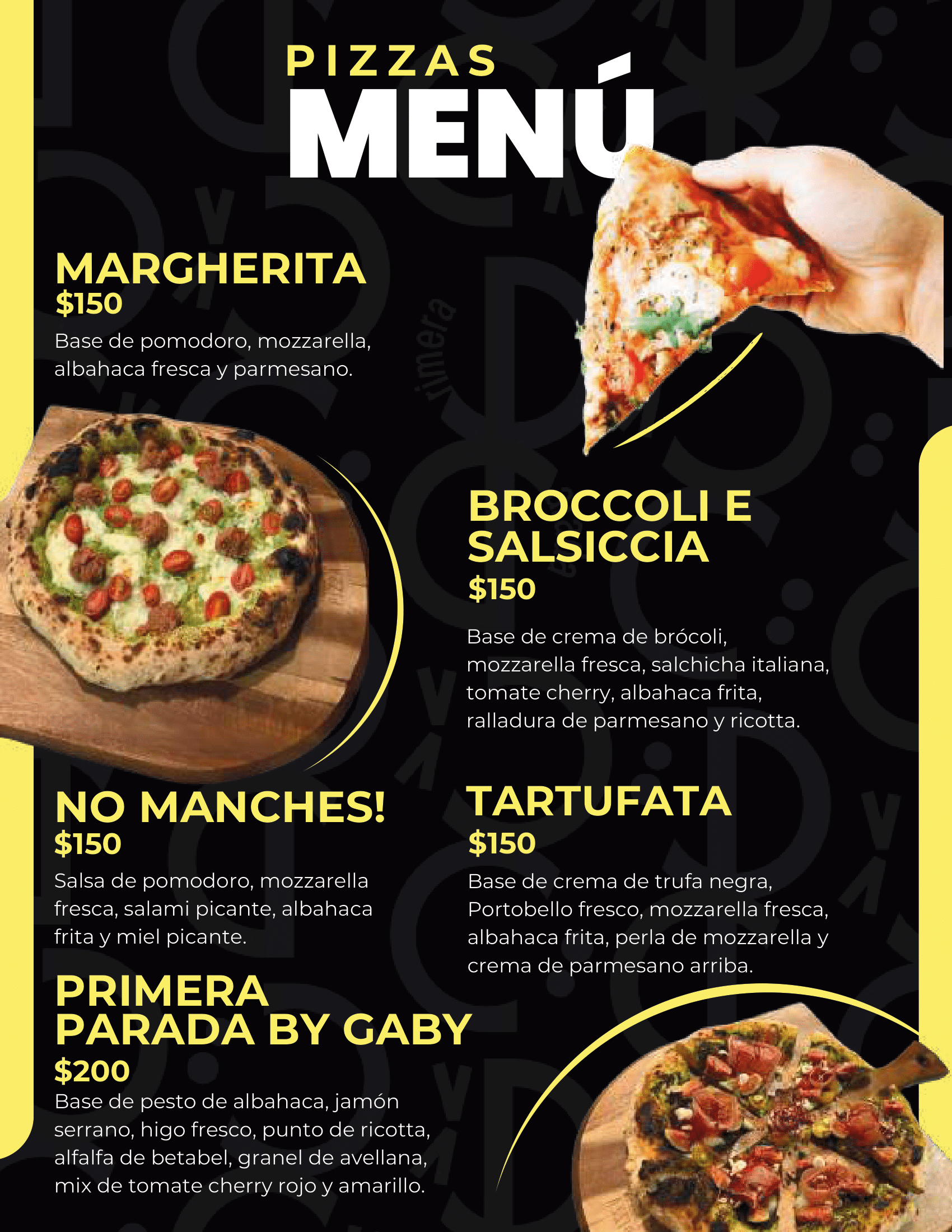 Menú Página 3